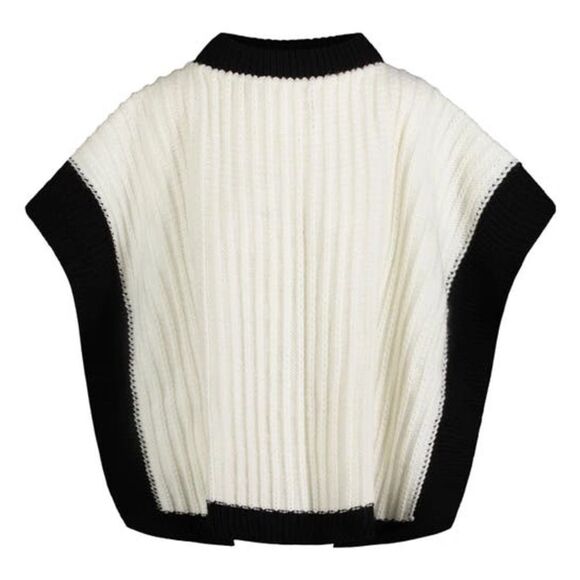 NWT Rebecca Minkoff Colorblock Rib Poncho - Picture 1 of 8